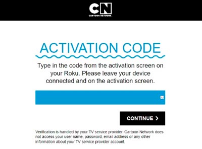 codigo de activacion cartoon network