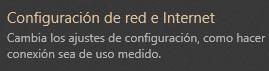 Configuración de Red e Internet