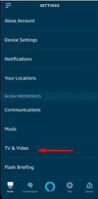 TV y Video de alexa