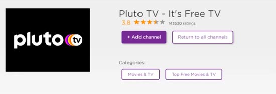 añadir pluto tv a roku