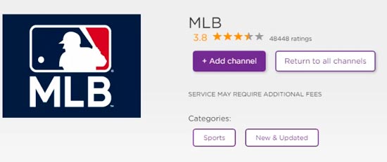 mlb en roku