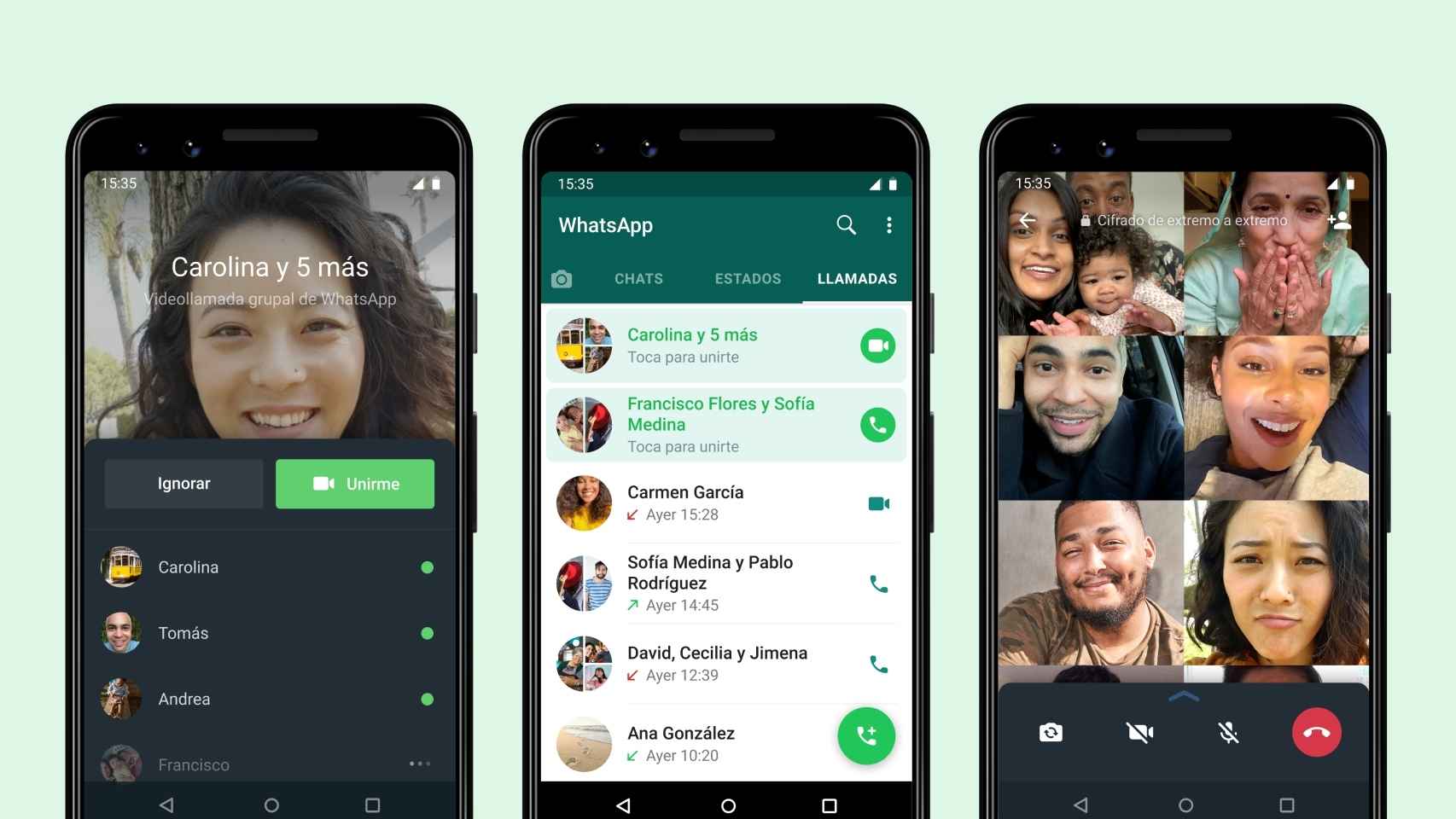 donde quedan guardadas las videollamadas de whatsapp